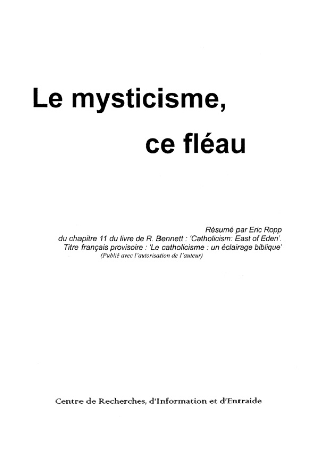 Le mysticisme, ce fléau (Bennett/Ropp).pdf
